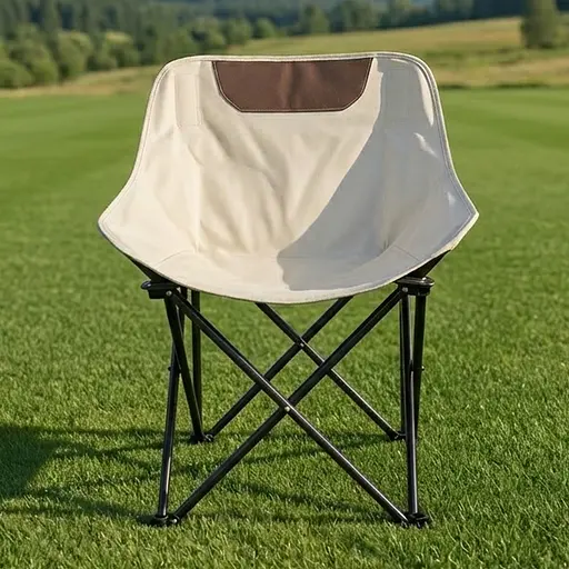 Складной стул Market Union со спинкой 67.5х43х43 см бежевый (1004587) - фото 1