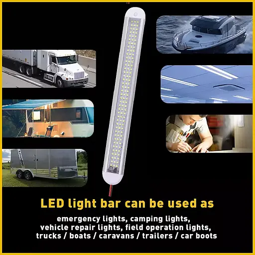 Світлодіодні стрічки 1600 lm 30 см 12V для кемперачовна фургона інтер'єру 4 шт. - фото 4