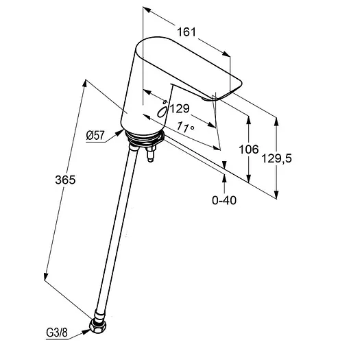 Змішувач для умивальника Kludi Balance 5210505 - фото 2