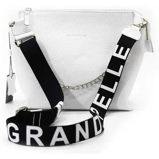 Кожаная женская сумка кросс-боди Grande Pelle 23х25.5х9 см sum0026347 - фото 1