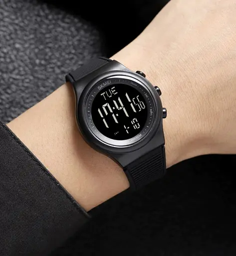 Наручний годинник чоловічий Skmei Aston Sport Black (2940) - фото 7