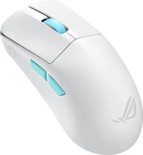 Бездротова миша ASUS ROG Harpe Ace Aim Lab Edition RGB USB-A/WL/BT White (90MP02W0-BMUA10) - фото 2