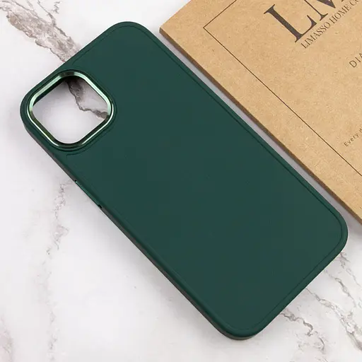 Чохол Epik TPU Bonbon Metal Style для Apple iPhone 14 Plus 6.7 Зелений/Pine green - фото 4