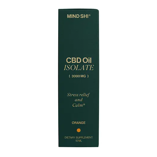 Ізолят канабідіолу Mind Shi CBD Oil Isolate Orange 3000 мг 10 мл - фото 5
