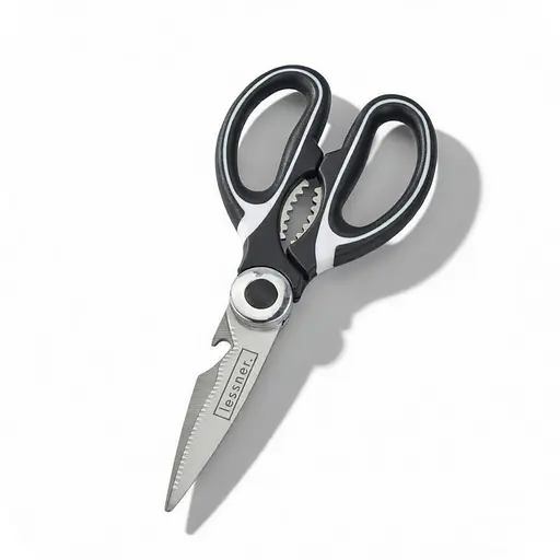 Ножиці кухонні кухарські нержавіюча сталь Lessner лезо 8 см (77842) - фото 1