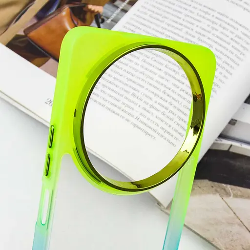 Чохол Epik TPU+PC Fresh sip series для Xiaomi Redmi A3 Бірюзовий/Лимонний - фото 5