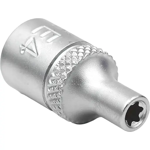 Головка торцева Wurth 1/4IN зовнішній Torx TX-E4-L25 Red Stripe (5763014204) - фото 1