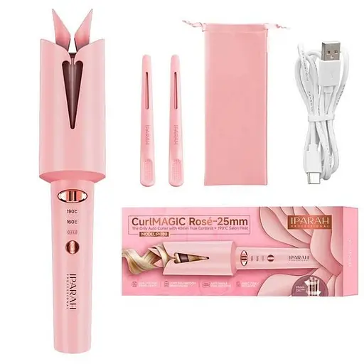 Бездротовий автоматичний стайлер для завивки волосся IPARAH P-180 CurlMagic 25 мм, акумулятор 5500 mAh - фото 5