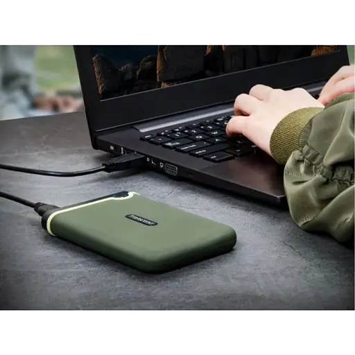 Зовнішній жорсткий диск Transcend StoreJet 25M3 1TB (TS1TSJ25M3G) Military Green [42306] - фото 9
