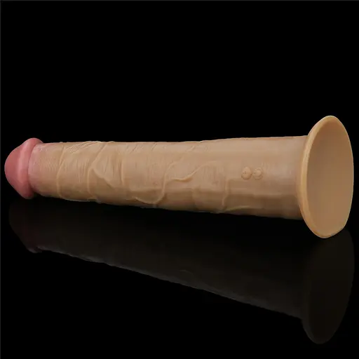 Реалістичний вібратор Lovetoy Nature Cock 26 см тілесний - фото 6