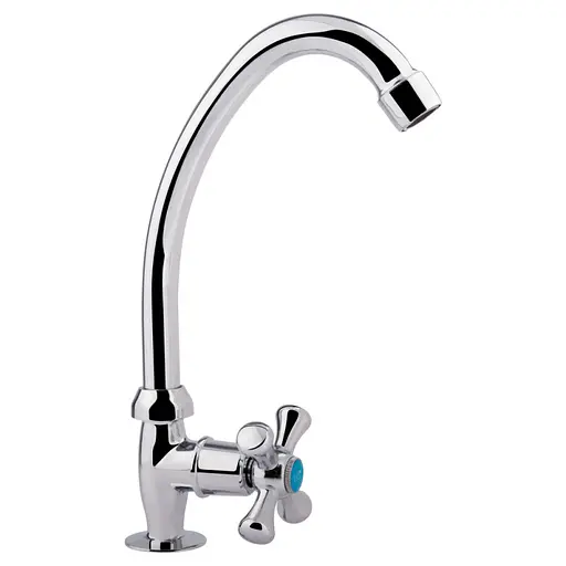 Кран для кухни на одну воду Lidz (CRM) -30 21 269 00 - фото 1