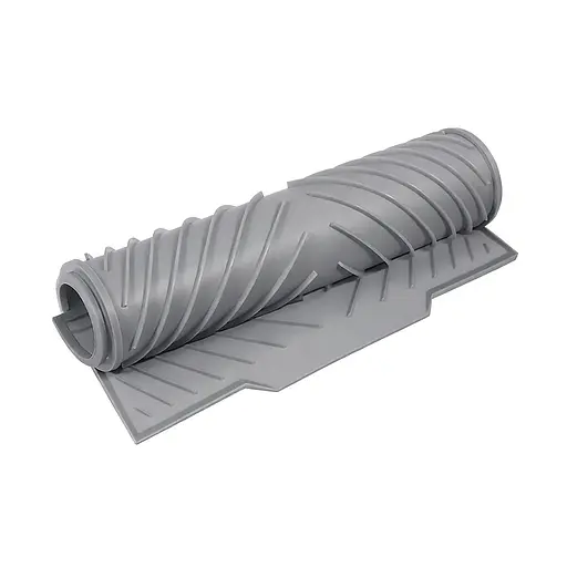 Силіконовий килимок для сушіння посуду зі зливом підставка-килимок для мокрого посуду 42х33 см Сірий 88192 - фото 5