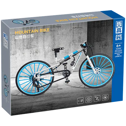 Конструктор велосипед  ZHEGAO MOUNTAIN BIKE спортивний  гірський 247 деталей - фото 2