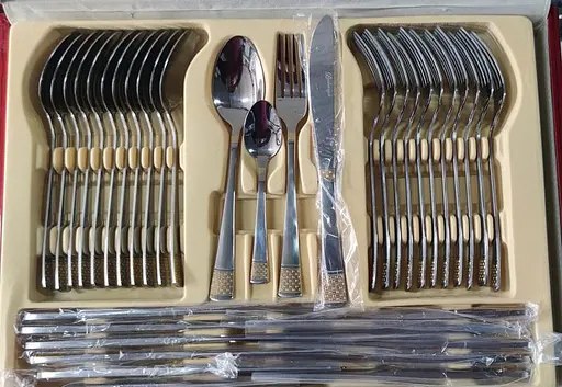 Набор столовых приборов Bachmayer BM 7884 на 12 персон в подарочном чемодане 72 предмета - фото 5