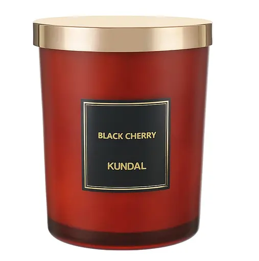 Соєва аромасвічка Perfume Natural Soy Candle Black Cherry Kundal 500 г - фото 1