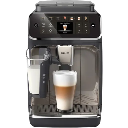 Кофемашина Philips Series 4400 LatteGo черная (EP4449/70)