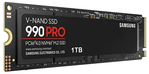 SSD M.2 накопичувач Samsung 990 PRO 1TB (MZ-V9P1T0BW)