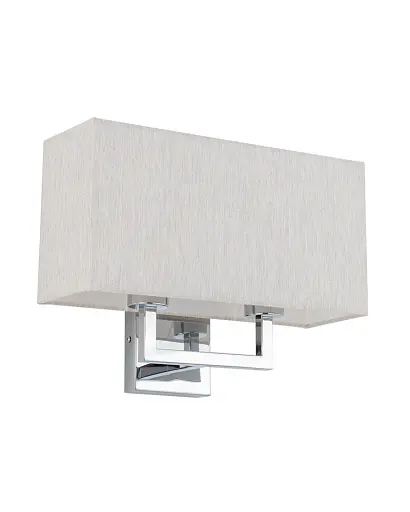 Бра, настінний світильник Nowodvorski 11784 Hotel Mood E27 2x10W IP20 світло-бежевий - фото 1