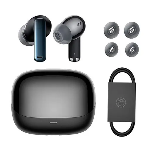 Навушники Baseus Bowie M2s True Wireless Earphones | BT5.3, 30/400mAh, 7h | (NGTW350101) black - фото 5