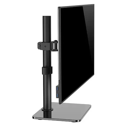 Кронштейн настільний ніжка для монітора Gembird MSD1ST03 17-32 дюйми Black - фото 4
