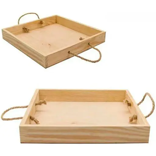 Піднос Rosa Talent дерев'яний 30x30x4 см