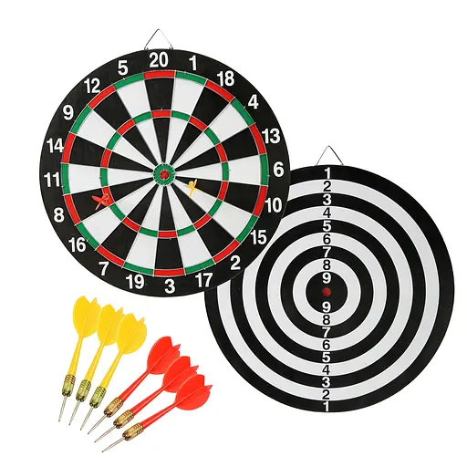 Дартс классический Cornix Dartboard Game 2 в 1 36.5 см + 2 комплекта дротиков XR-0391 - фото 1