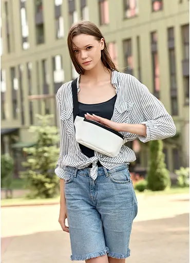 Жіноча сумка на пояс (бананка) Sambag 22х12х4 см sum0011047 - фото 7