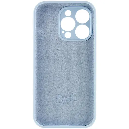Чохол Epik Silicone Case Full Camera Protective AA для Apple iPhone 15 Pro 6.1 Блакитний/Sweet Blue - фото 4