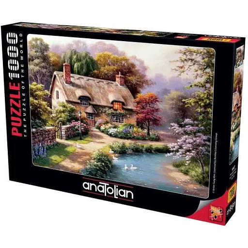 Пазл Anatolian Коттедж на берегу озера с утками 1000 эл. (1047)
