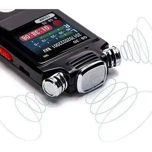 Диктофон Sttwunake V59 цифровой с таймером для записи голоса стерео 8 Гб черный - фото 6