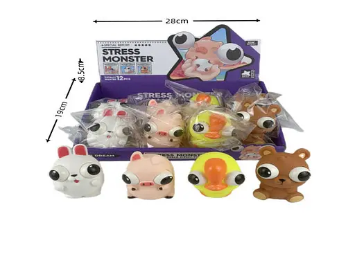 Гра антистрес, гума, витріщає очі, 7x5x6 см, C68844 - фото 2