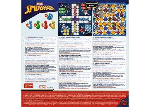 Настольная игра Trefl Лудо 2 в 1. Марвел: Человек-паук (Ludo 2 in 1: Marvel. Spider-Man) (02419) - фото 3