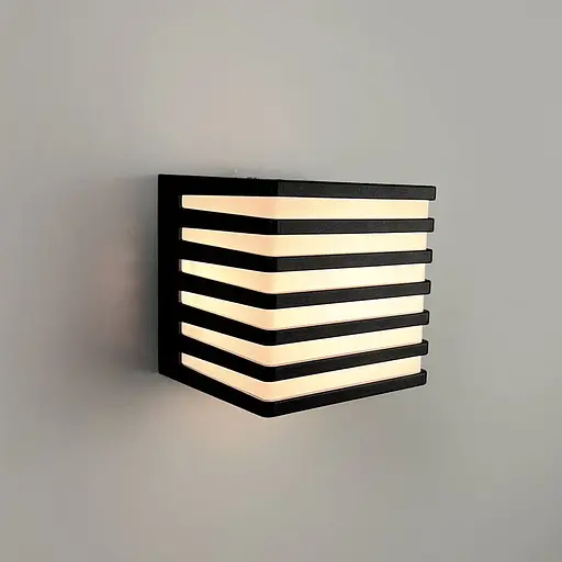 Мініатюрний квадратний світильник для вулиці 10,5х10,5 см | Line F | Арт. 9867 10W 3000K IP54 - фото 5