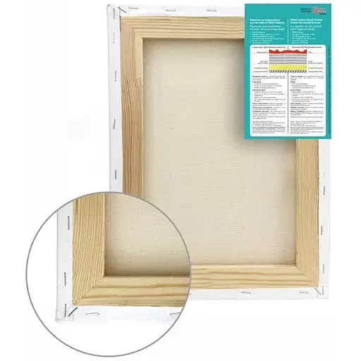 Подрамник Rosa Gallery 40×90 см модуль №1 среднее зерно акрил хлопок