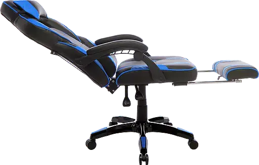 Геймерское кресло GT Racer черное с синим (X-2749-1 Black/Blue) - фото 6