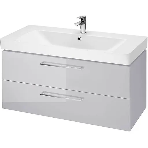 Тумба з умивальником Cersanit Lara Mille 100 Сірий S801-366 - фото 1