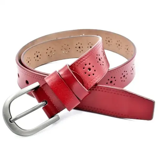 Кожаный ремень Weatro женский 110-115х3,5 см acs0013532 - фото 1