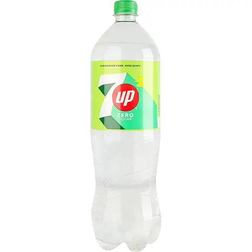 Напій 7 UP безалкогольний сильногазований на ароматизаторах безкалорійний  1.25 л - фото 1