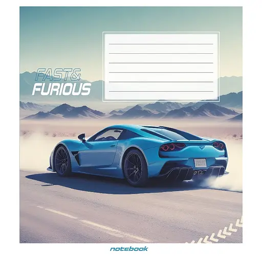 Зошит загальний "В пустелі" Leader 060-590423K-4 в клітинку, 60 аркушів - фото 1