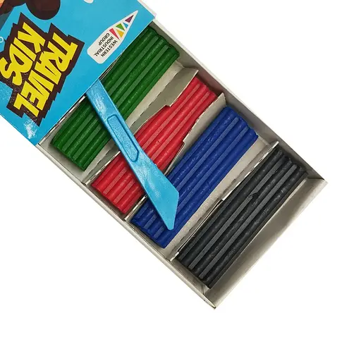 Дитячий пластилін "Travel Kids" ГАММА'UA 331008/TK восковий, 6 кольорів по 12 г - фото 3