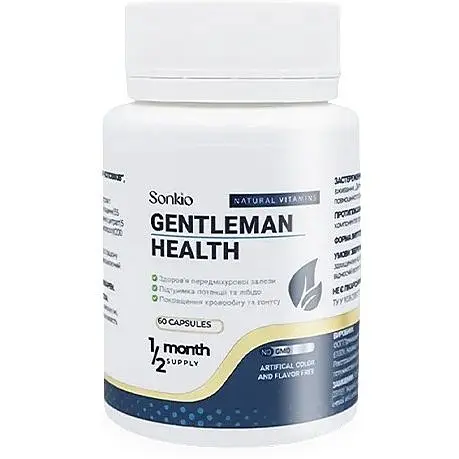 Набір: комплекс для чоловіків Sonkio Gentleman Health 60 капсул + комплекс для жінок Sonkio Menobalance 60 капсул - фото 2