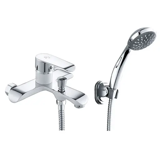 Змішувач для ванни хром/білий 35 мм Rj Fly RBZ084-3W Білий - фото 1