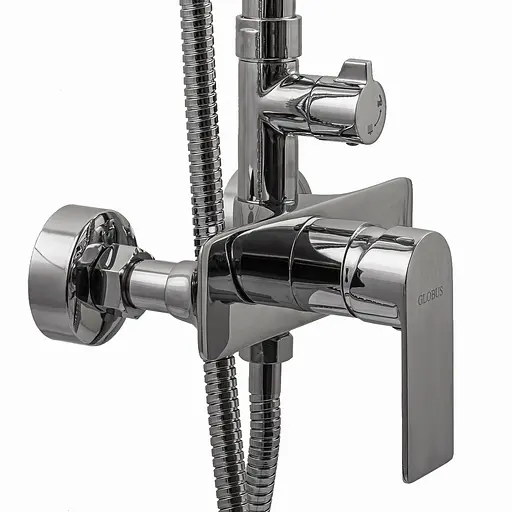 Душова система Globus Lux GLN-0005, Хром - фото 4