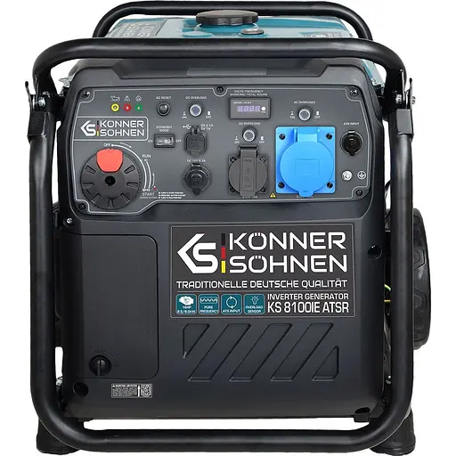 Инверторный бензиновый генератор Konner&Sohnen KS 8100iE ATSR [128997] - фото 3