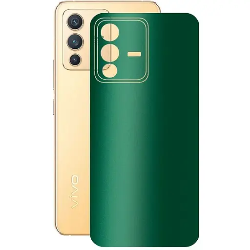 Защитная пленка StatusSKIN для Vivo V23 Корпус Винил Зеленая - фото 1