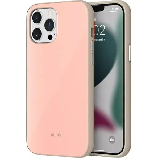 Чохол-накладка Moshi iGlaze Slim Hardshell Case Dahlia Pink для iPhone 13 Pro Max - фото 1