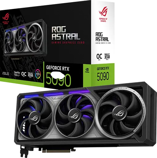 Відеокарта GeForce RTX 5090 32GB Asus ROG Astral OC (ROG-ASTRAL-RTX5090-O32G-GAMING)