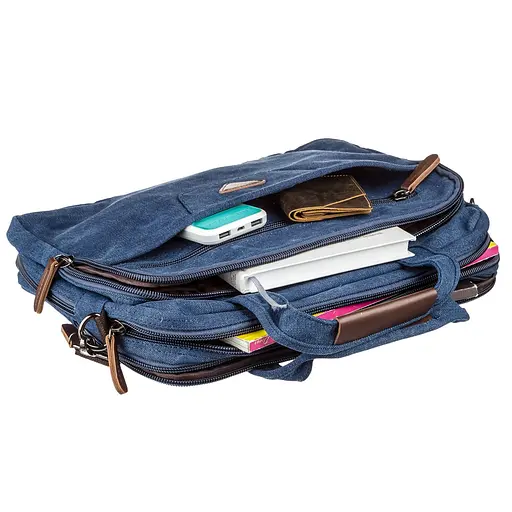 Сумка текстильна Vintage 40х29х3 см sum0012262 - фото 3