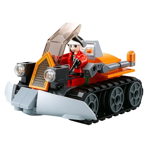 Детский конструктор SLUBAN M38-B0950 “Снегоход” — зимний транспорт с фигуркой, 82 детали