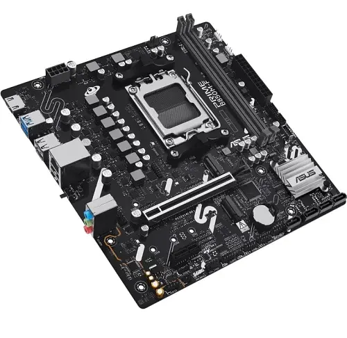 Материнская плата AM5 Asus PRIME B850M-F, B850, 2xDDR5, Int.Video (CPU), 4xSATA3, 2xM.2, 1xPCI-E 5.0 x16, 1xPCI-E 4.0 x1, Realtek 7.1, Realtek 1Gb, 4xUSB 3.2 / 6xUSB 2.0, HDMI, MicroATX